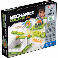 Geomag Mechanics Recycled Challenge Goal!, Jouet à aimant néodyme, 7 an(s), Multicolore