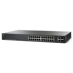 Cisco Small Business SG220-26P Géré L2 Gigabit Ethernet (10/100/1000) Connexion Ethernet, supportant l'alimentation via ce port (PoE) Noir (SG220-26P-K9-EU)