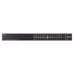 Cisco Small Business SG220-26P Géré L2 Gigabit Ethernet (10/100/1000) Connexion Ethernet, supportant l'alimentation via ce port (PoE) Noir (SG220-26P-K9-EU) - Vue supplémentaire 2
