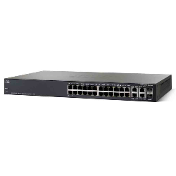Cisco SG350-28P Géré L3 Gigabit Ethernet (10/100/1000) Connexion Ethernet, supportant l'alimentation via ce port (PoE) Noir (SG350-28P-K9-EU)