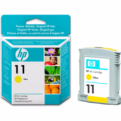 HP 11 cartouche d'encre jaune authentique, Rendement standard, Encre à colorant, 28 ml, 2550 pages, 1 pièce(s)
