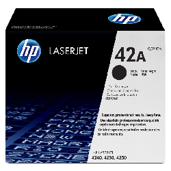 HP 42X pack de 2 toners LaserJet noir grande capacité authentiques