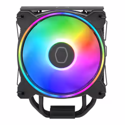 Cooler Master Hyper 212 Halo Black, Refroidisseur d'air, 650 tr/min, 2050 tr/min, 27 dB, 51,88 cfm, Noir