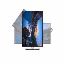 DELL UltraSharp U2422H LED display 23.8" Full HD LCD Noir, Argent - Vue supplémentaire 5