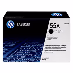 HP 55A toner LaserJet noir authentique, 6000 pages, Noir, 1 pièce(s)