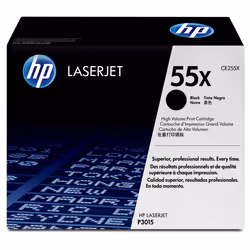 HP 55X toner LaserJet noir grande capacité authentique, 12500 pages, Noir, 1 pièce(s)