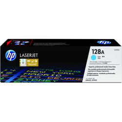 HP 128A toner LaserJet cyan authentique