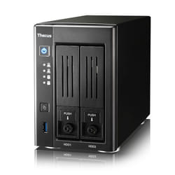 Thecus N2810 serveur de stockage NAS Bureau Ethernet/LAN Noir N3050