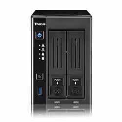 Thecus N2810 serveur de stockage NAS Bureau Ethernet/LAN Noir N3050