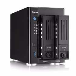 Thecus N2810 serveur de stockage NAS Bureau Ethernet/LAN Noir N3050 - Vue supplémentaire 4
