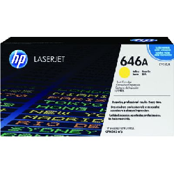 HP 646A toner LaserJet jaune authentique