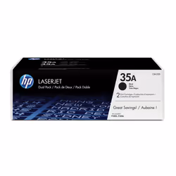 HP 35A pack de 2 toners LaserJet noir authentiques, 3000 pages, Noir, 2 pièce(s)