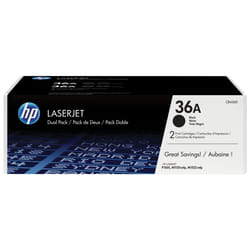 HP 36A pack de 2 toners LaserJet noir authentiques
