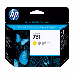 HP 761 tête d'impression DesignJet jaune, HP DesignJet T7100 Printer, Sublimation de teinte, Jaune, CH645A, Singapour, 28 mm