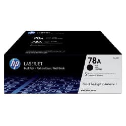 HP 78A pack de 2 toners LaserJet noir authentiques