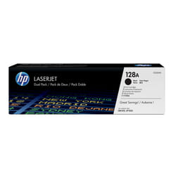 HP 128A pack de 2 toners LaserJet noir authentiques
