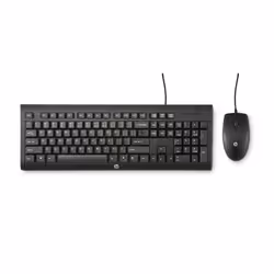 HP Ordinateur de bureau C2500, Taille réelle (100 %), Avec fil, USB, Noir, Souris incluse