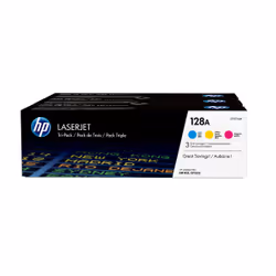 HP 128A pack de 3 toners LaserJet cyan/magenta/jaune authentiques, 1300 pages, Cyan, Magenta, Jaune, 3 pièce(s)