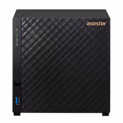 Asustor AS1104T, NAS, Compact, ARM, RTD1296, 72 To, Noir