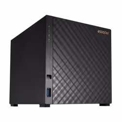 Asustor AS1104T NAS Compact ARM RTD1296 1 Go DDR4 0 To ADM Noir