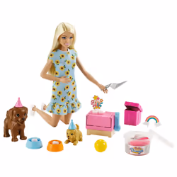 Barbie – Coffret Anniversaire des Chiots - Vue supplémentaire 2
