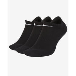 Nike Training No-Show Unisexe Chaussettes avec talon Noir 3 paire(s)