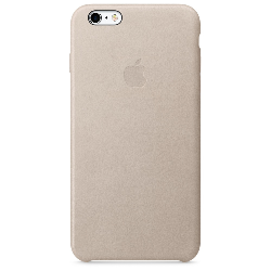 Apple Coque en cuir iPhone 6s Plus - Gris-rose
