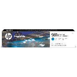 HP 981X cartouche PageWide Cyan grande capacité authentique