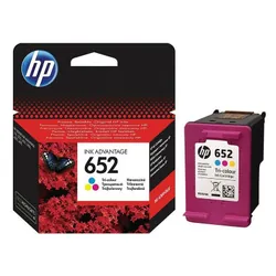 Cartouche jet d'encre HP original F6V24AE pour HP 652 -Couleurs