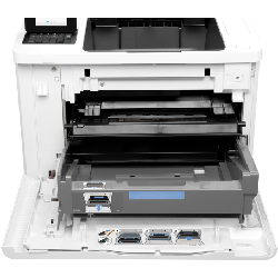 HP LaserJet Enterprise M607n, Noir et blanc, Imprimante pour Responsable sécurité des systèmes d’information, Imprimer, Sans fil; Impression recto-verso; Logement pour carte mémoire