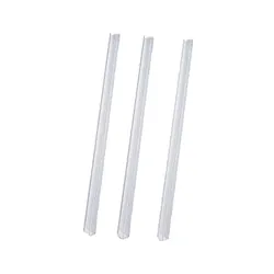 100 Baguettes reliure plastique / 8mm / Blanc