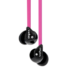 Veho 360° Z-1 Écouteurs Avec fil &sans fil Ecouteurs Musique Rose