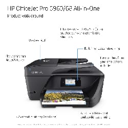 HP Officejet Pro 6960 Imprimante multifonction Jet d'encre couleur (J7K33A)