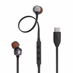 JBL Tune 310C, Avec fil, Appels/Musique, 20 - 40000 Hz, 14,3 g, Casque, Noir