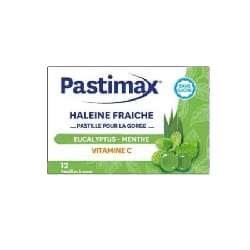 Pastimax Menthe Eucalyptus 12 Pièces