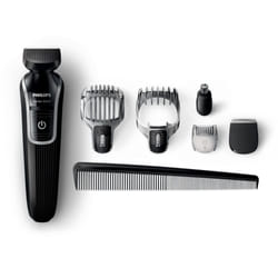 Philips MULTIGROOM Series 3000 QG3342/23 tondeuse à barbe 35 Noir, Gris