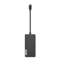 Concentrateur USB-C Lenovo GX90T77924, 5000 Mbit/s, Gris