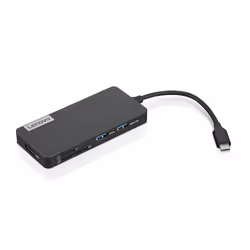Concentrateur USB-C Lenovo GX90T77924, 5000 Mbit/s, Gris