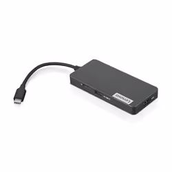 Concentrateur USB-C Lenovo GX90T77924, 5000 Mbit/s, Gris