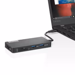 Concentrateur USB-C Lenovo GX90T77924, 5000 Mbit/s, Gris - Vue supplémentaire 4