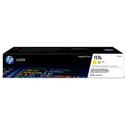 HP Cartouche de toner laser authentique 117A, jaune (W2072A)