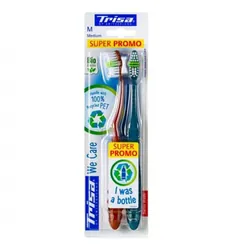 2 Brosses à Dents Trisa We Care Medium
