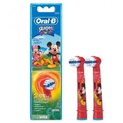 2 Brossettes mickey Oral-B Braun (EB10 2K)