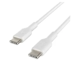 2 Pack Câbles De Charge BELKIN BOOST Charge USB-C Vers USB-C 1M - Blanc