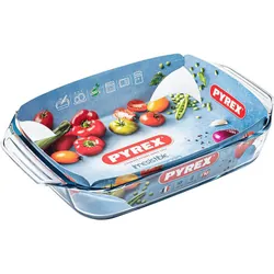 2 Plats à Four en Verre Pyrex 31x20 cm