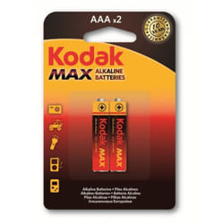 2 x Piles KODAK Max Alkaline AAA