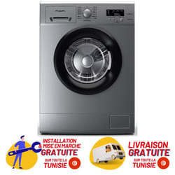 Lave linge Frontale ALVA 7 Kg Silver
