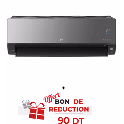 Climatiseur LG 24000 BTU ARTCOOL MIRROR UVnano WiFi / Chaud/Froid / Noir