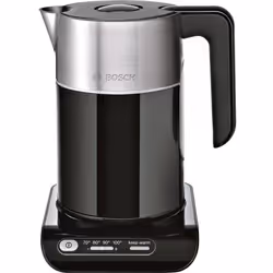 Bosch TWK8613, 1,5 L, 2400 W, Noir, Thermostat réglable, Indicateur de niveau d'eau, Arrêt de sécurité en cas de surchauffe