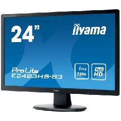iiyama ProLite E2483HS-B3 LED display 61 cm (24") 1920 x 1080 pixels Full HD Noir
